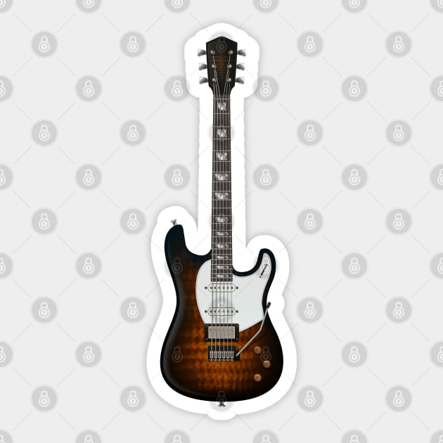 Guitar Sticker by TambuStore